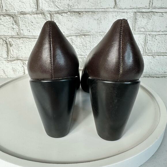 Dansko Brown Heels Tara Nappa Mary Jane Leather Buckle Strap Neutral 9 39 - Picture 6 of 12